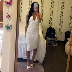 That’s So Fetch Emma Midi Dress- White